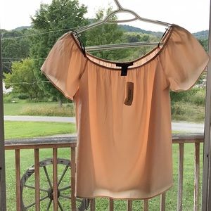 Off the shoulder babydoll top